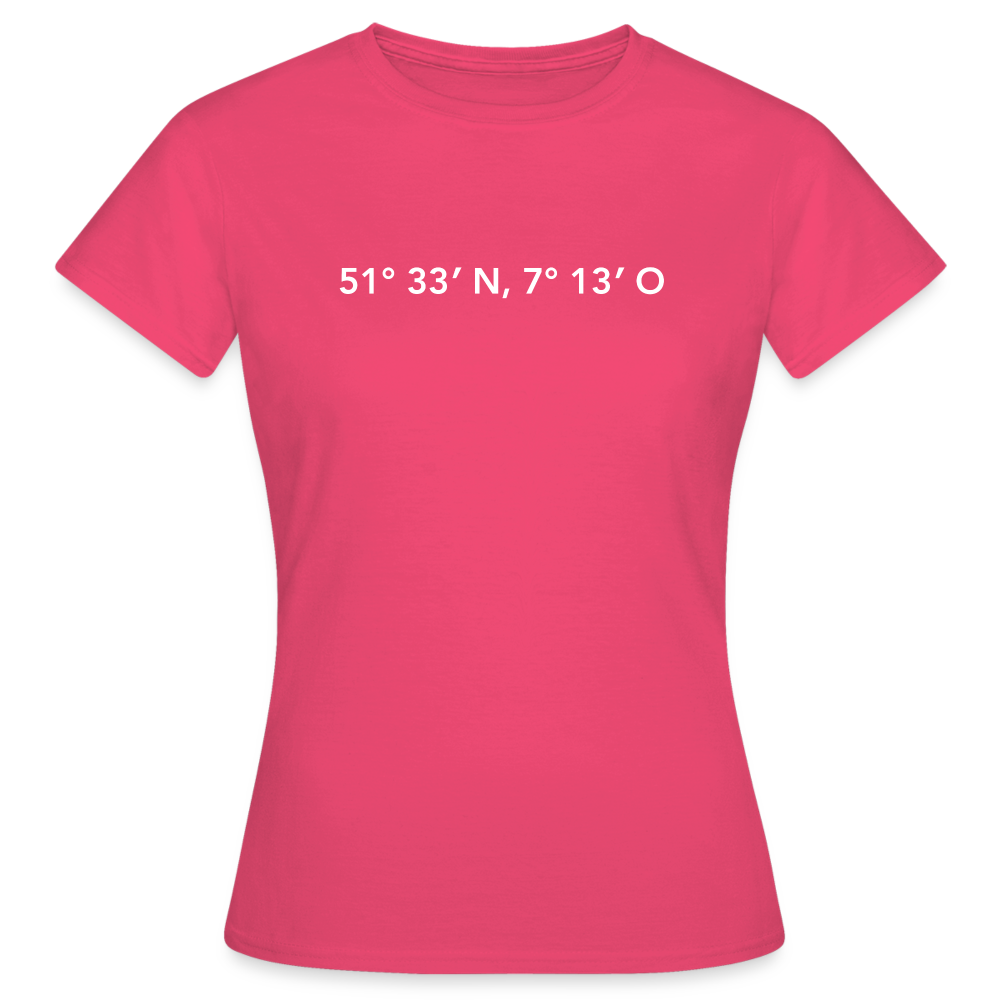 T-Shirt Ladies Herne "GPS" Bright Edition - azalea
