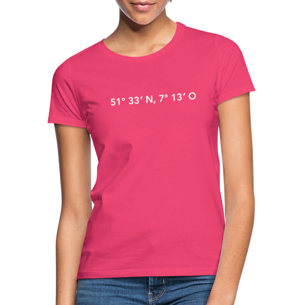 T-Shirt Ladies Herne "GPS" Bright Edition - azalea