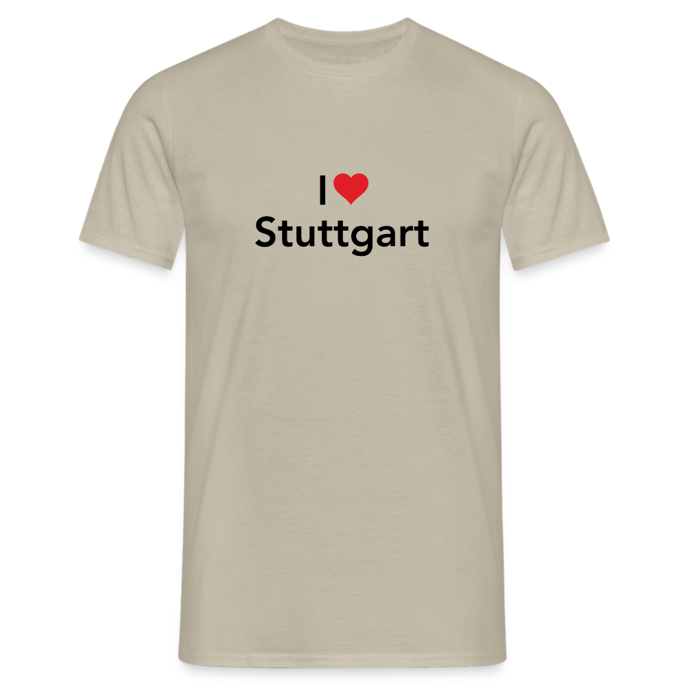 T-Shirt "I Love Stuttgart" - sand beige