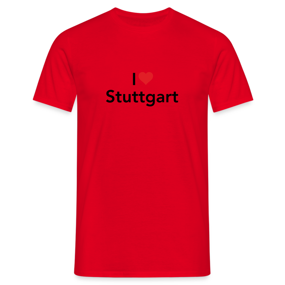 T-Shirt "I Love Stuttgart" - red