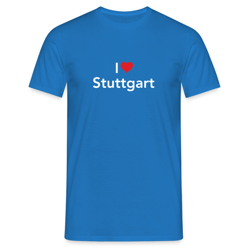 T-Shirt "I Love Stuttgart" Bright Edition - royal blue