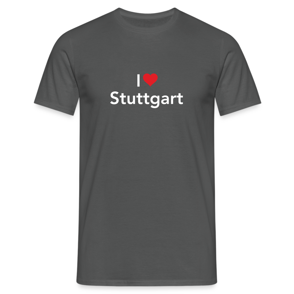 T-Shirt "I Love Stuttgart" Bright Edition - charcoal grey