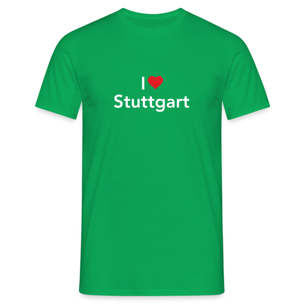 T-Shirt "I Love Stuttgart" Bright Edition - kelly green
