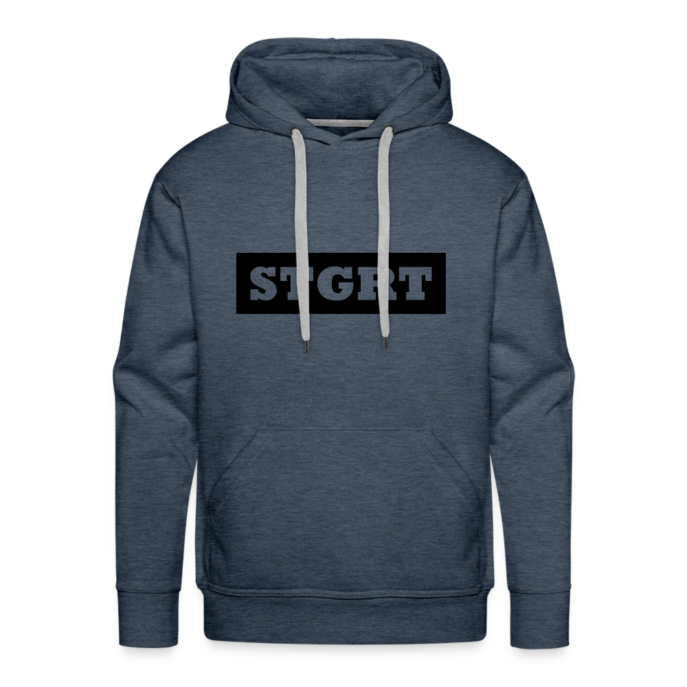 Hoodie Stuttgart "STGRT" Dark Edition - heather denim