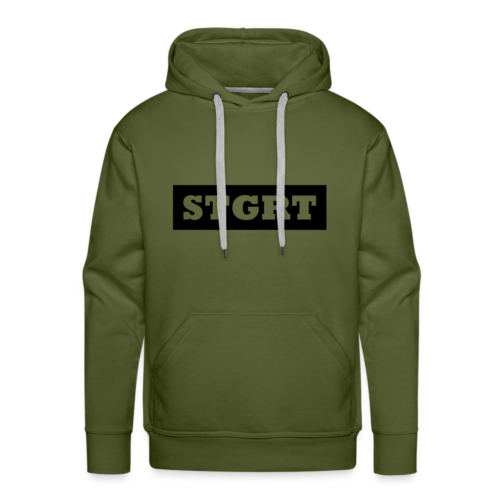 Hoodie Stuttgart "STGRT" Dark Edition - olive green