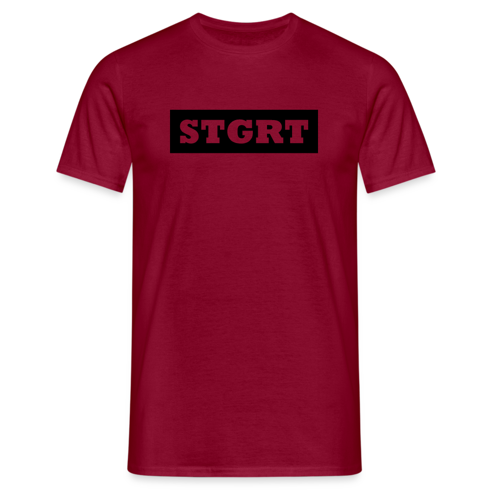 T-Shirt Stuttgart "STGRT" - brick red