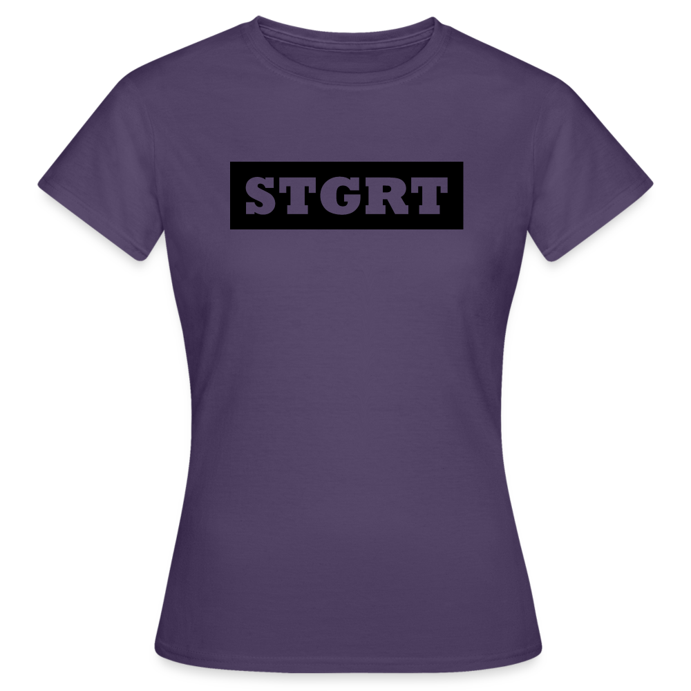 T-Shirt Ladies Stuttgart "STGRT" - dark purple