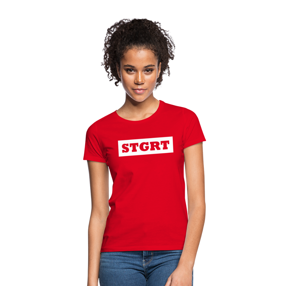 T-Shirt Ladies Stuttgart "STGRT" Bright Edition - red