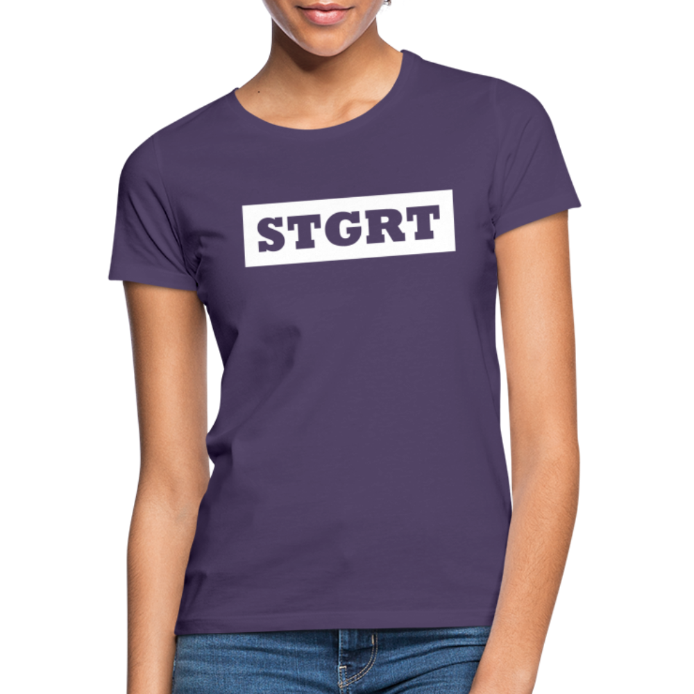 T-Shirt Ladies Stuttgart "STGRT" Bright Edition - dark purple