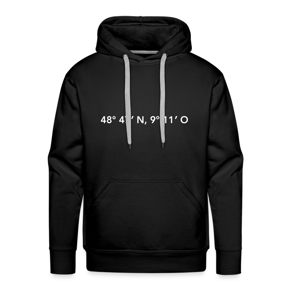 Hoodie Stuttgart "GPS" Bright Edition - black