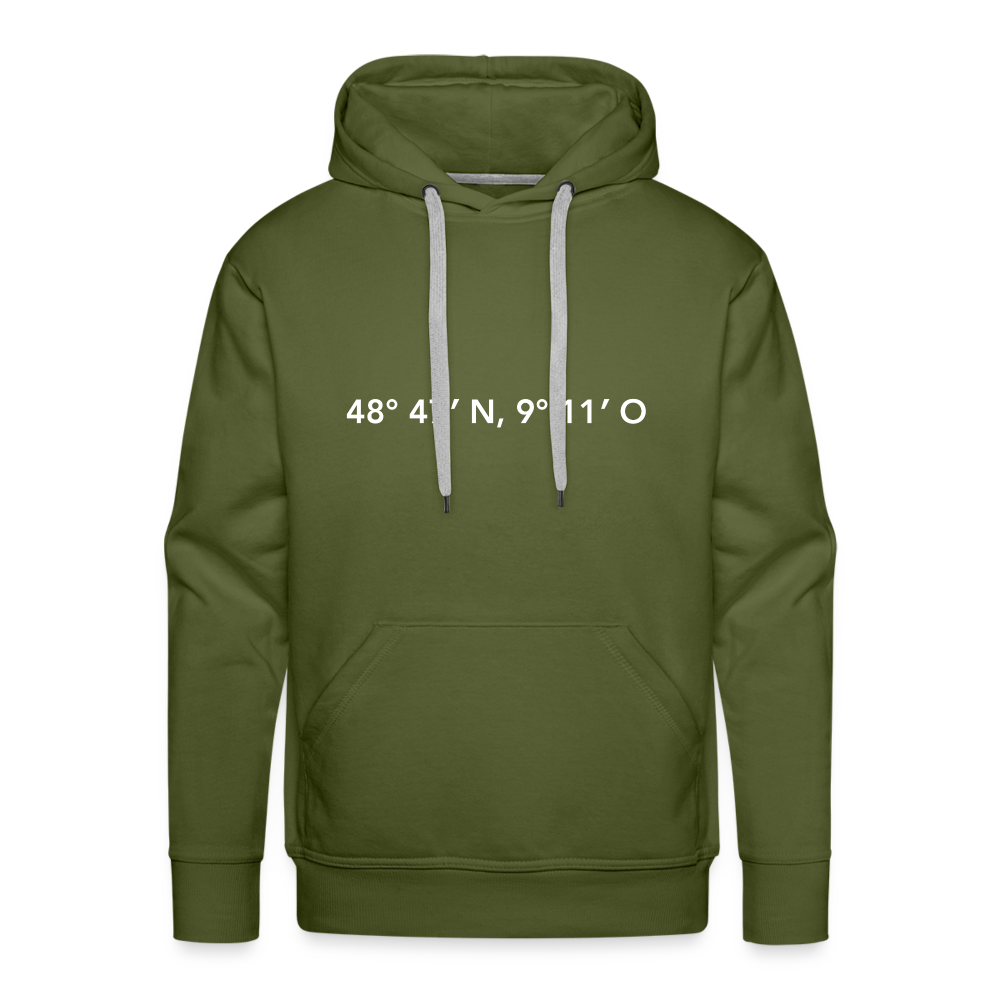 Hoodie Stuttgart "GPS" Bright Edition - olive green