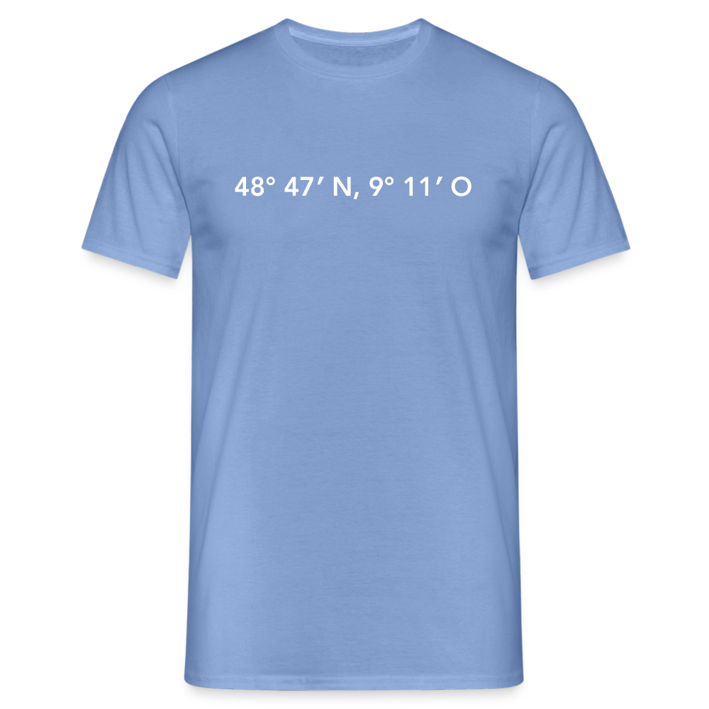 T-Shirt Stuttgart "GPS" Bright Edition - carolina blue