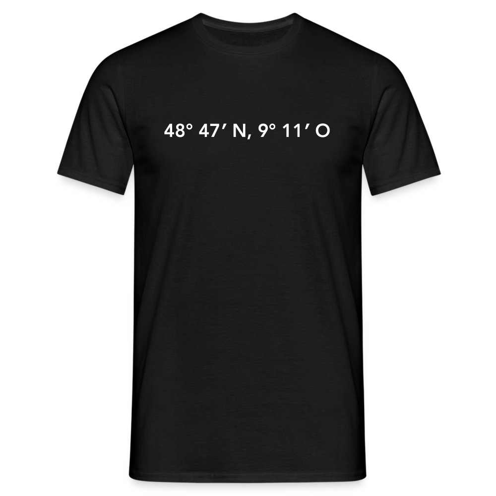 T-Shirt Stuttgart "GPS" Bright Edition - black