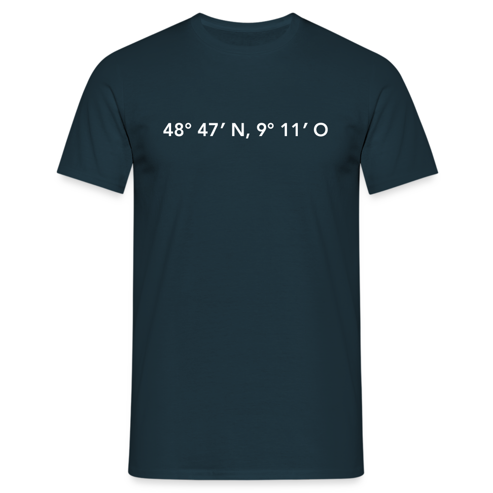 T-Shirt Stuttgart "GPS" Bright Edition - navy