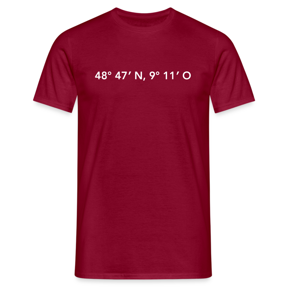 T-Shirt Stuttgart "GPS" Bright Edition - brick red