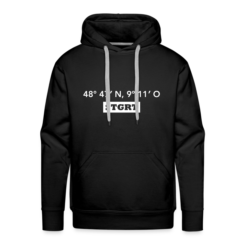 Hoodie Stuttgart "STGRT GPS" Bright Edition - black
