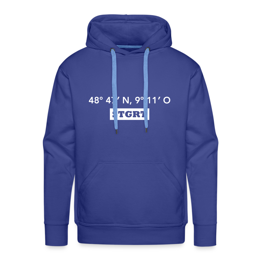 Hoodie Stuttgart "STGRT GPS" Bright Edition - royal blue