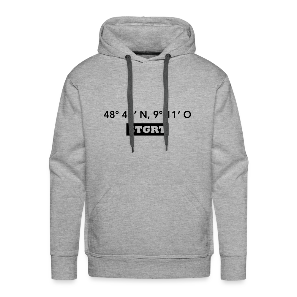 Hoodie Stuttgart "STGRT GPS" Dark Edition - heather grey