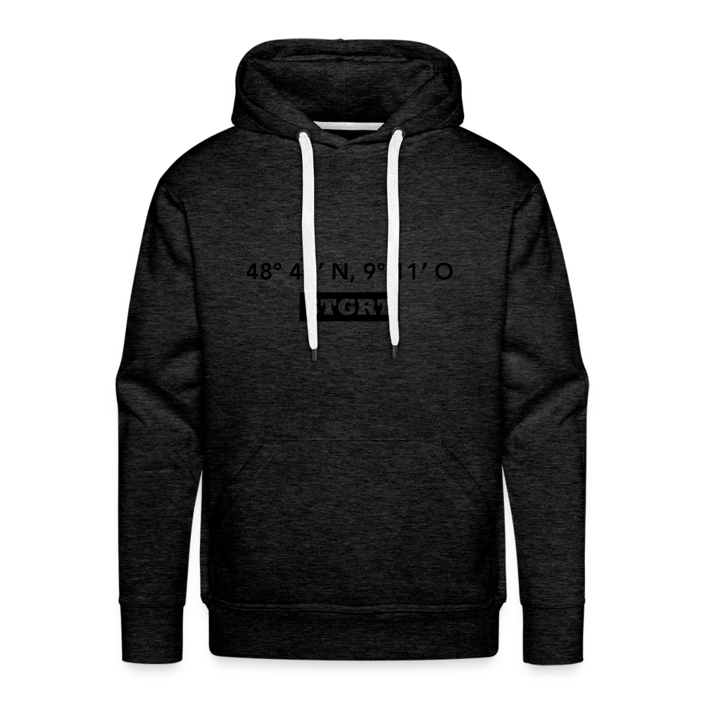 Hoodie Stuttgart "STGRT GPS" Dark Edition - charcoal grey