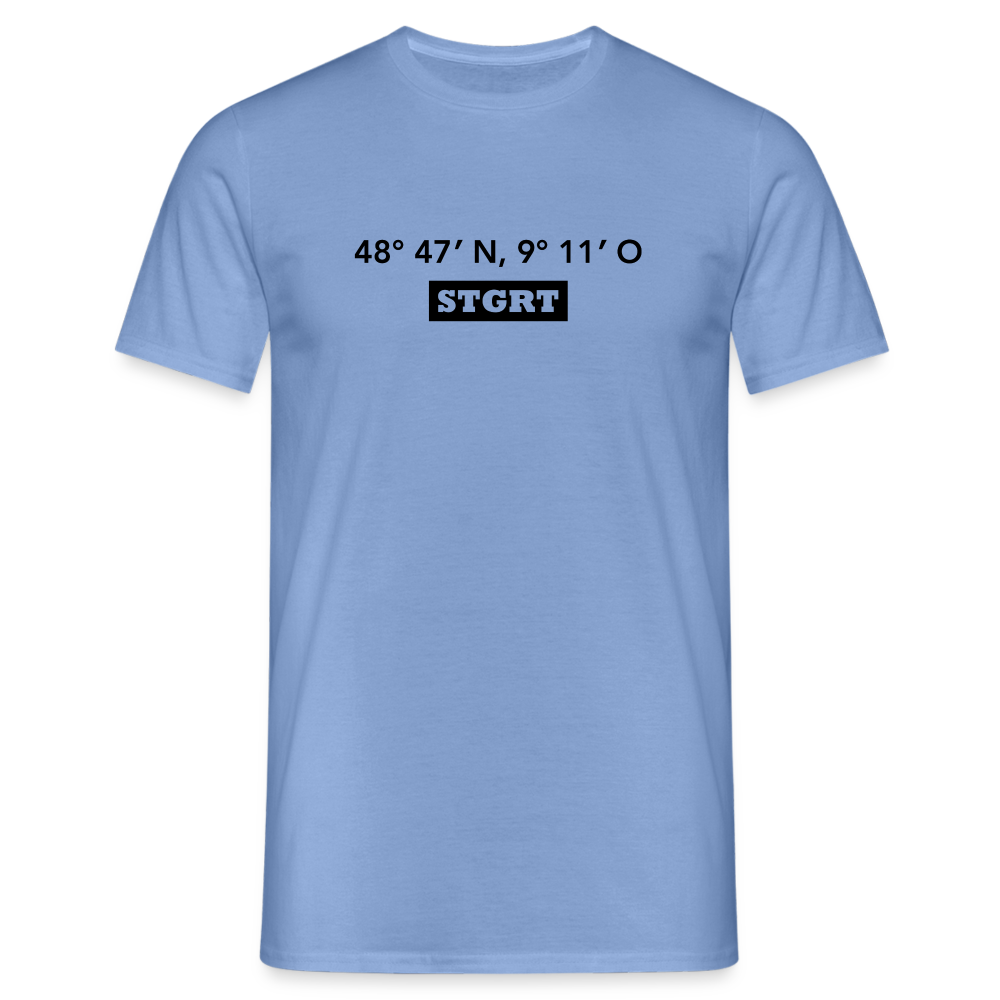 T-Shirt Stuttgart "STGRT GPS" - carolina blue
