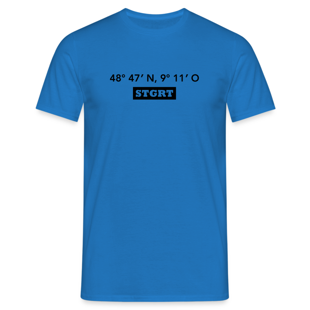 T-Shirt Stuttgart "STGRT GPS" - royal blue