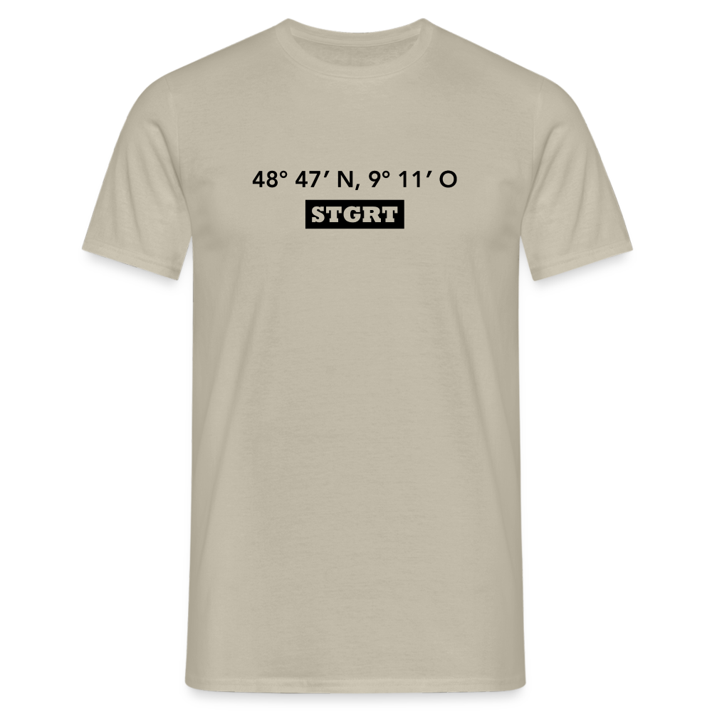 T-Shirt Stuttgart "STGRT GPS" - sand beige