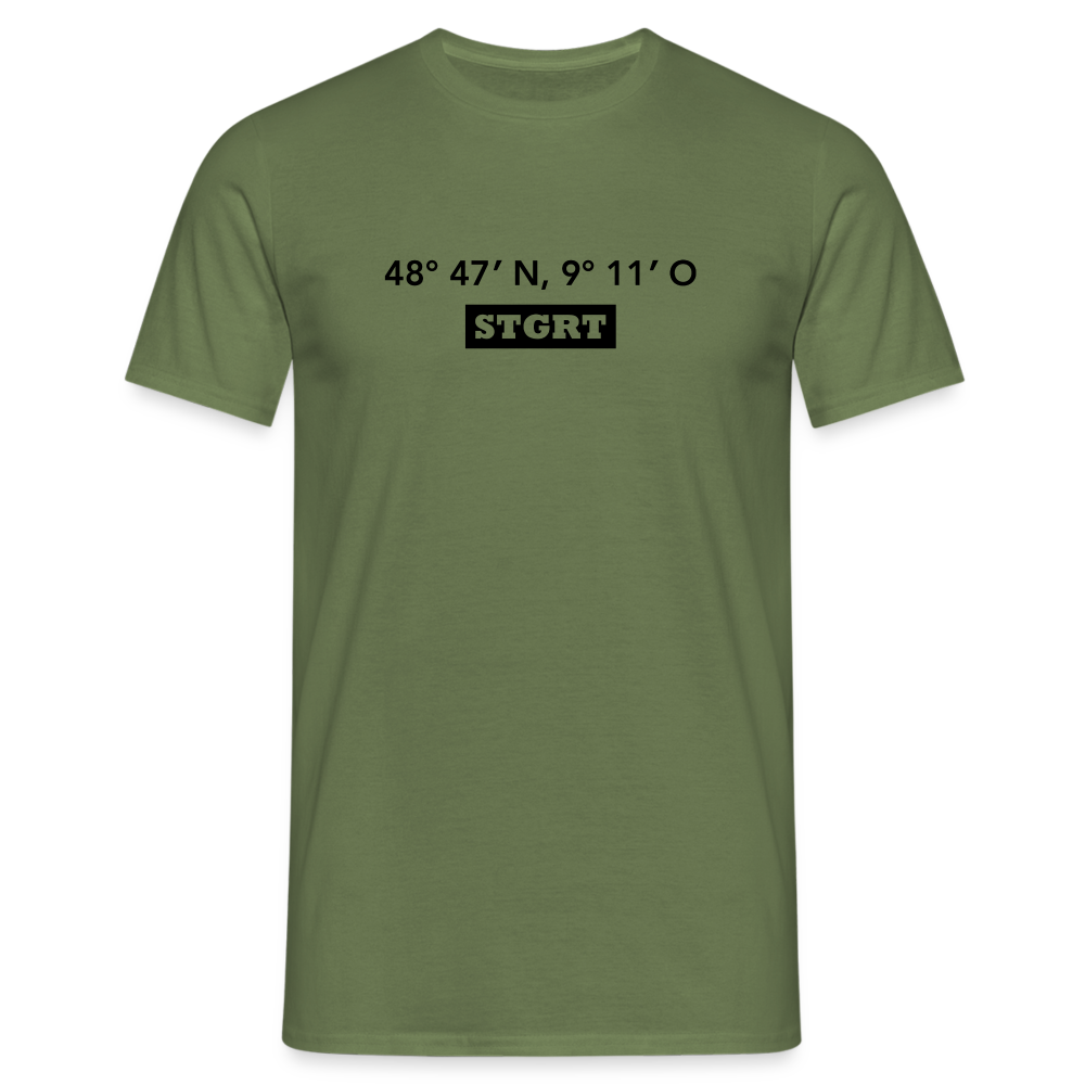 T-Shirt Stuttgart "STGRT GPS" - military green