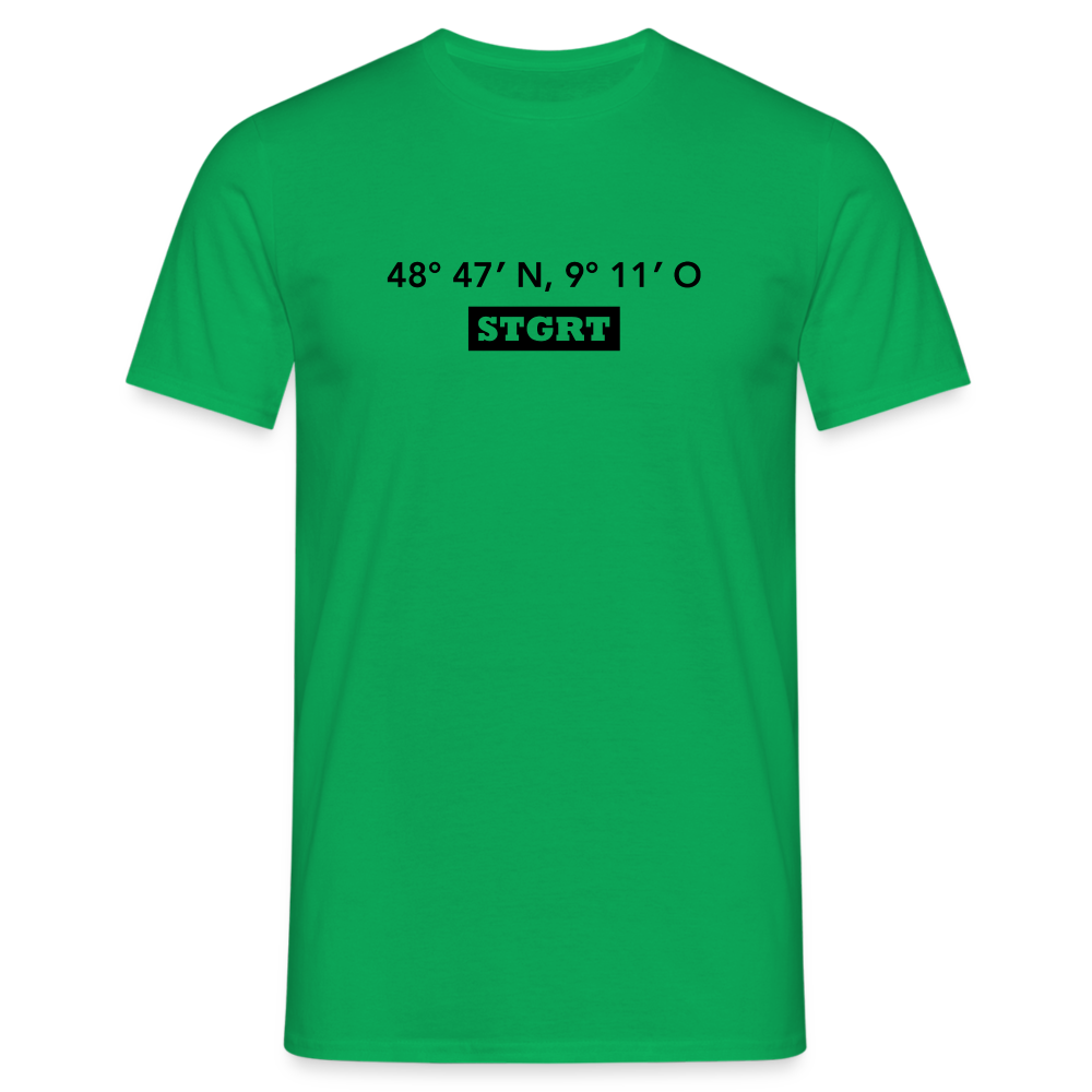 T-Shirt Stuttgart "STGRT GPS" - kelly green