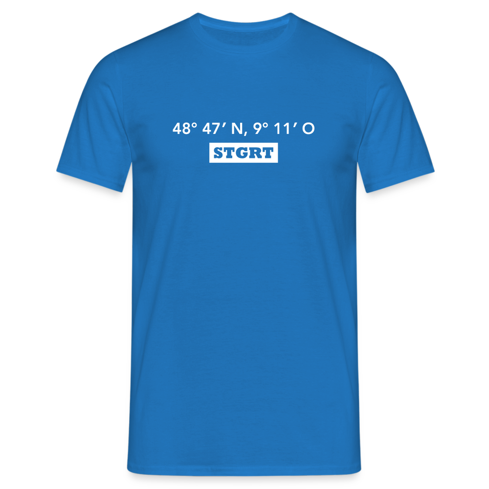 T-Shirt Stuttgart "STGRT GPS" Bright Edition - royal blue