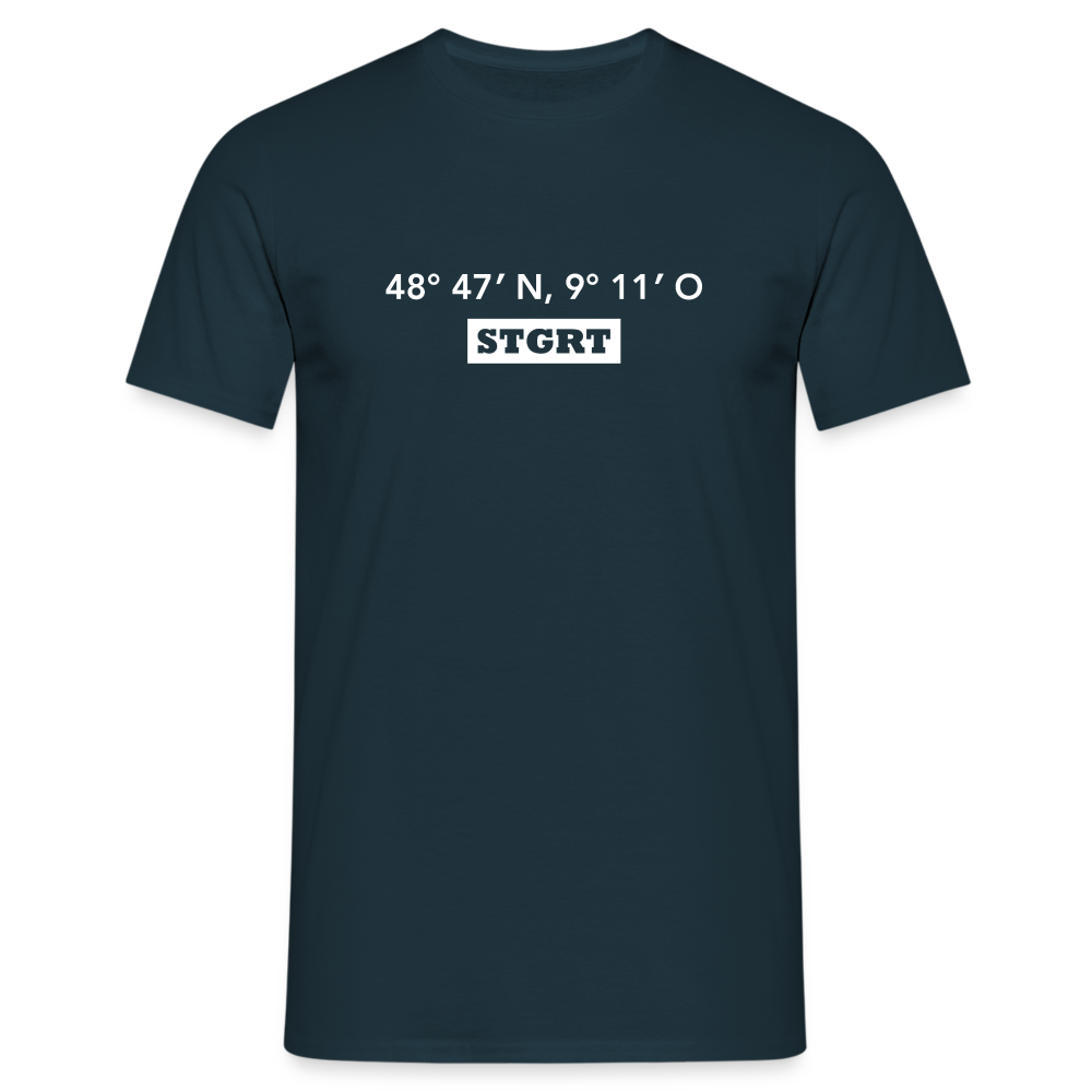 T-Shirt Stuttgart "STGRT GPS" Bright Edition - navy