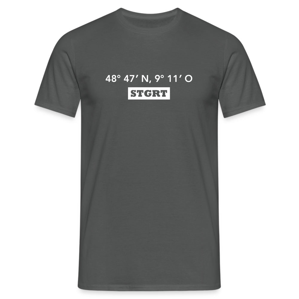 T-Shirt Stuttgart "STGRT GPS" Bright Edition - charcoal grey