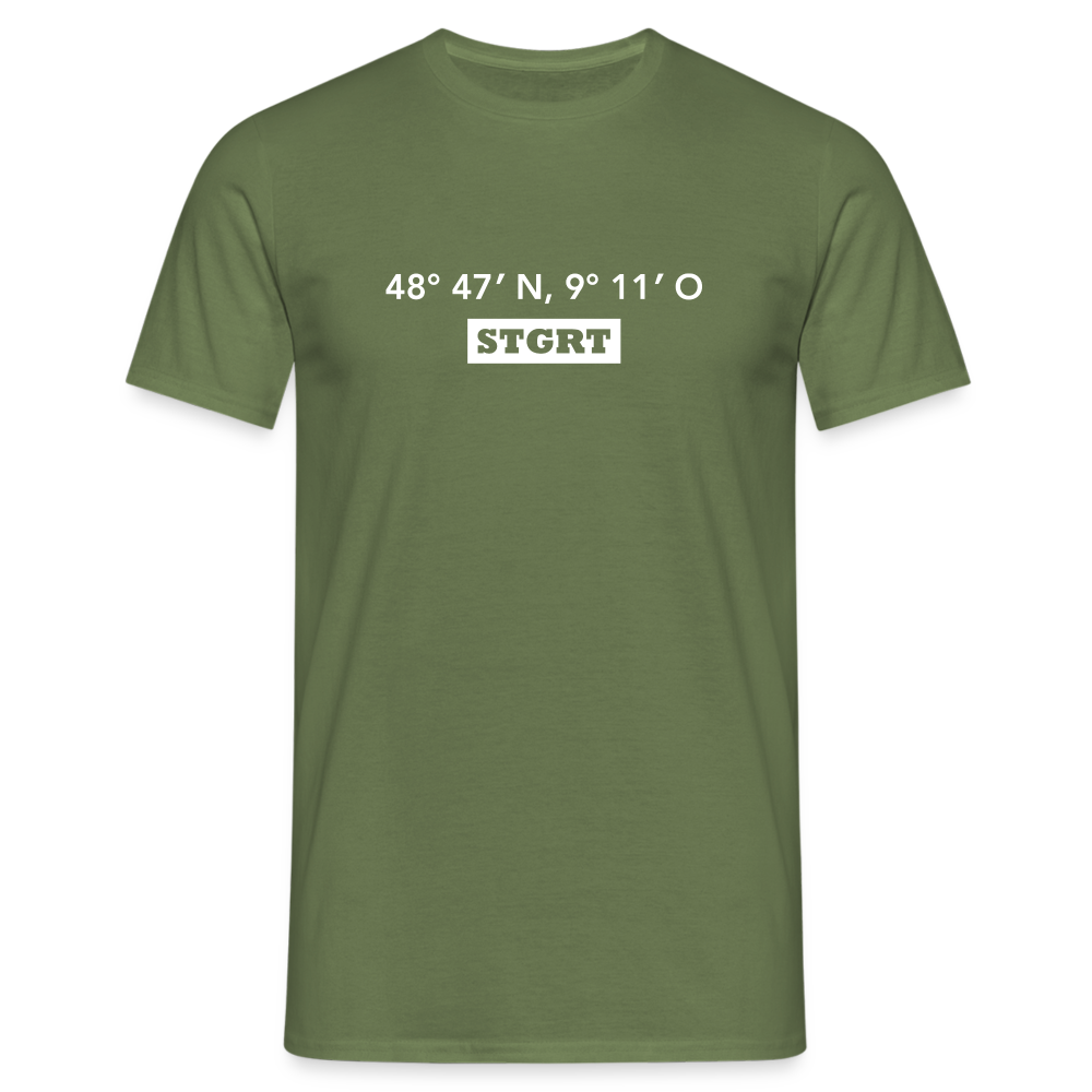 T-Shirt Stuttgart "STGRT GPS" Bright Edition - military green