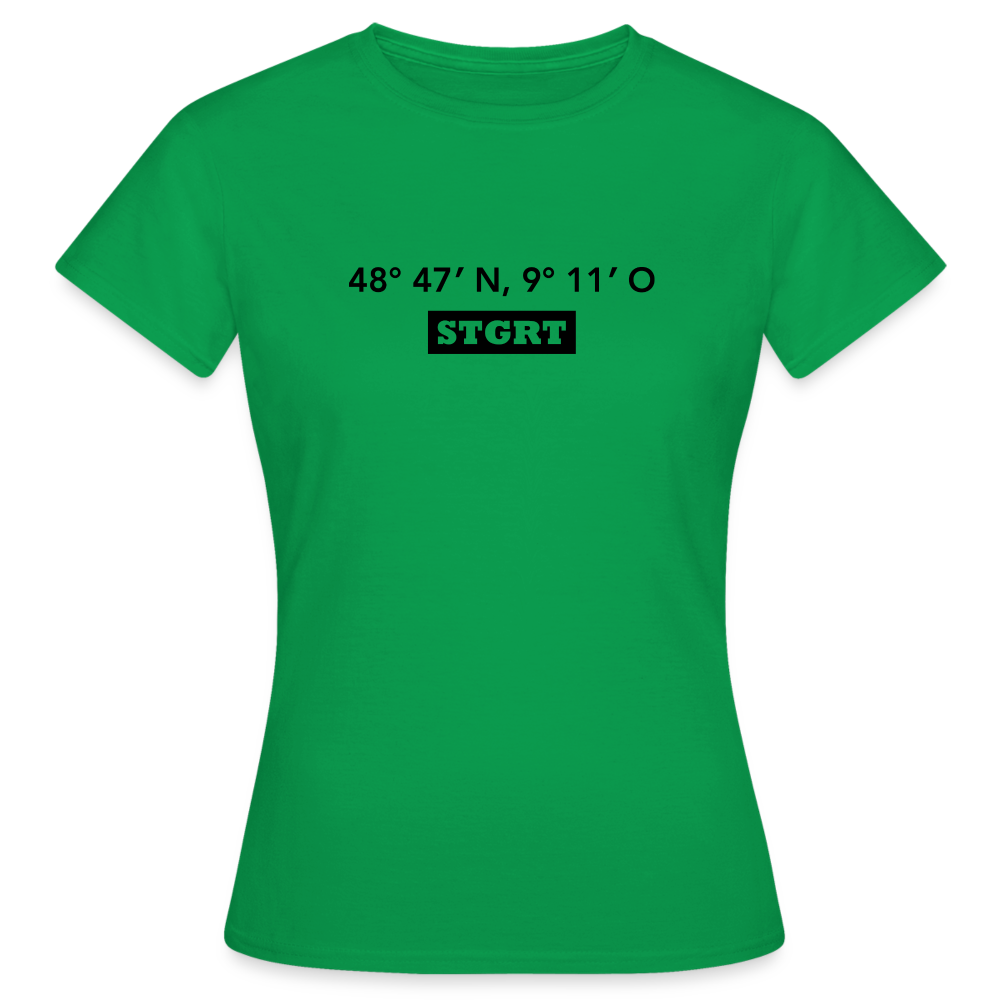 T-Shirt Ladies Stuttgart "STGRT GPS" - kelly green