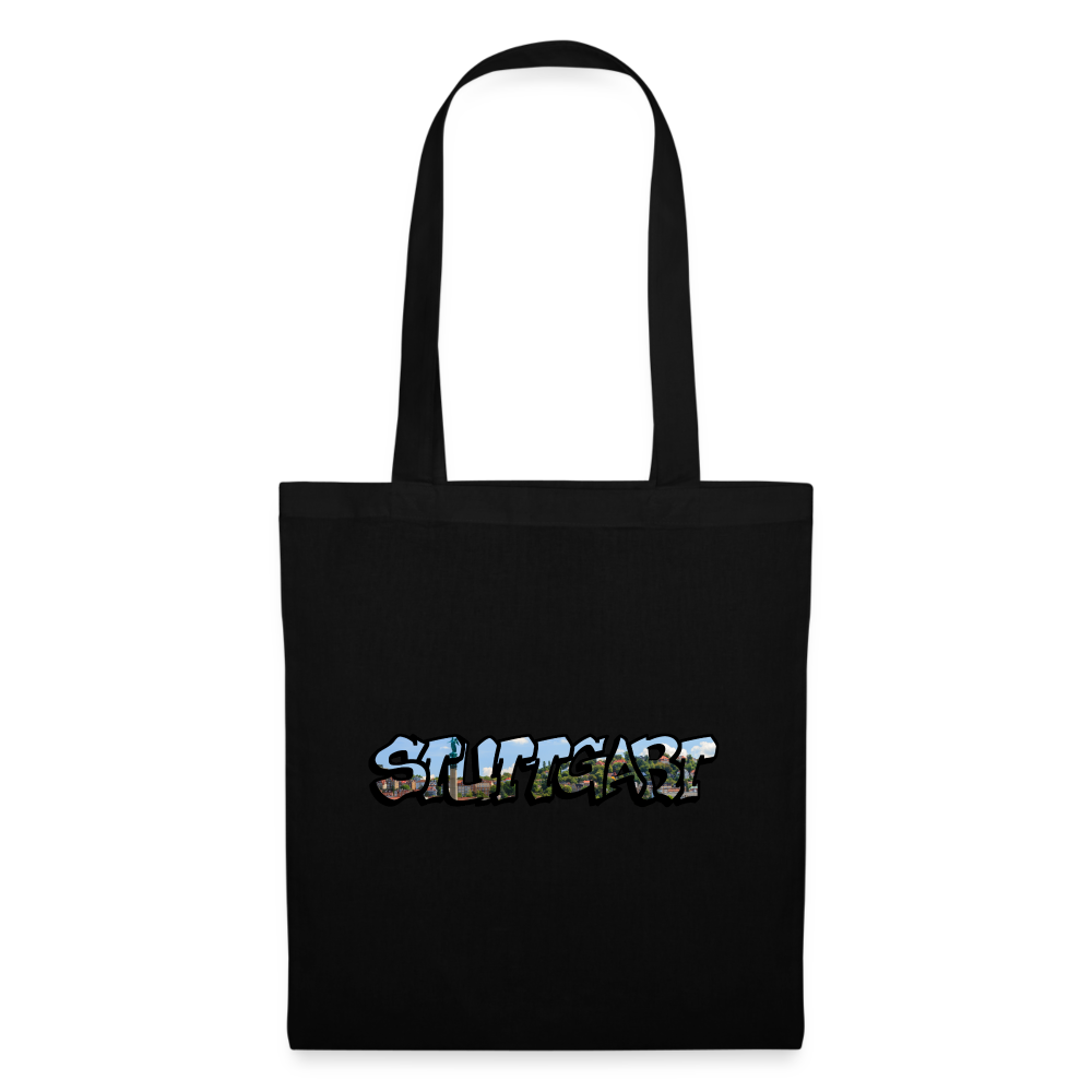 Tote Bag Stuttgart "Graffiti" - black