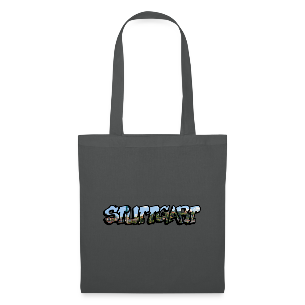 Tote Bag Stuttgart "Graffiti" - graphite grey