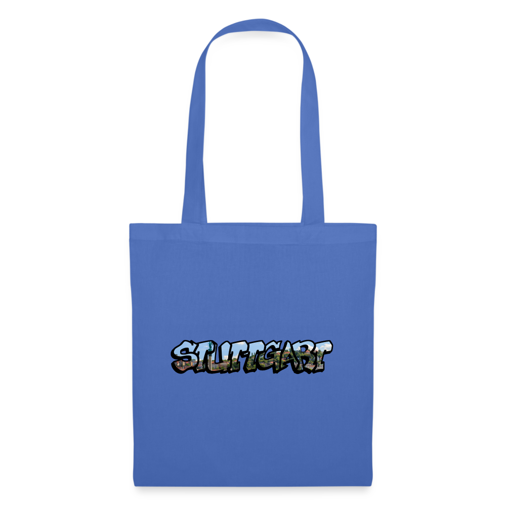 Tote Bag Stuttgart "Graffiti" - light blue