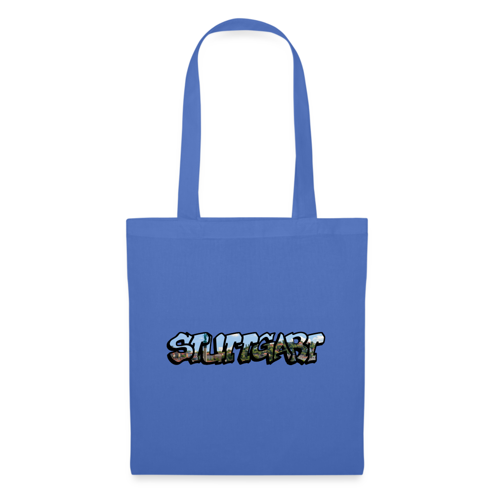Tote Bag Stuttgart "Graffiti" - light blue