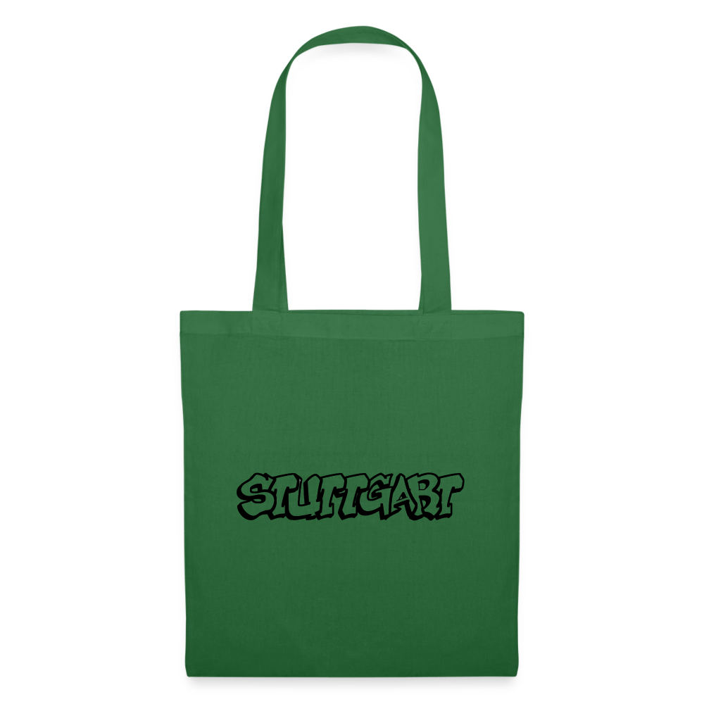 Tote Bag Stuttgart "Graffiti Black" - evergreen