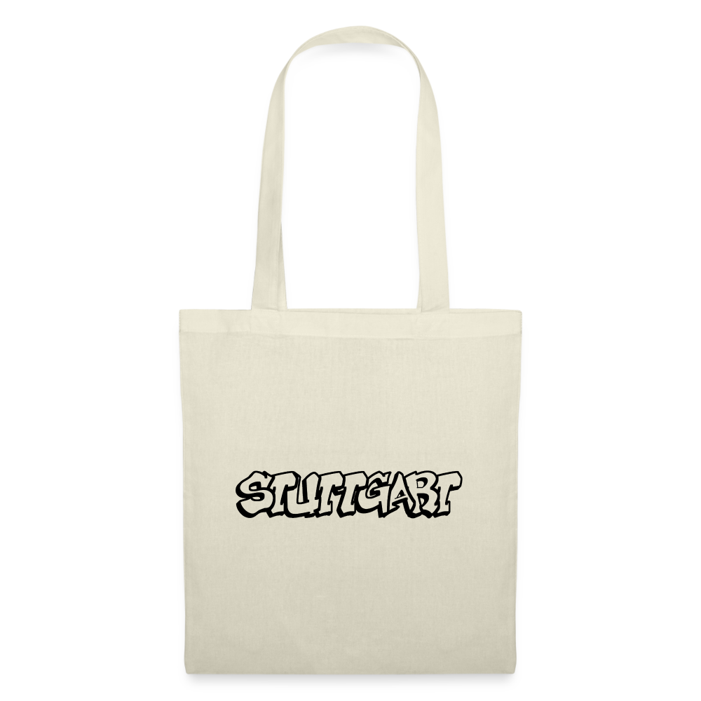 Tote Bag Stuttgart "Graffiti Black" - nature
