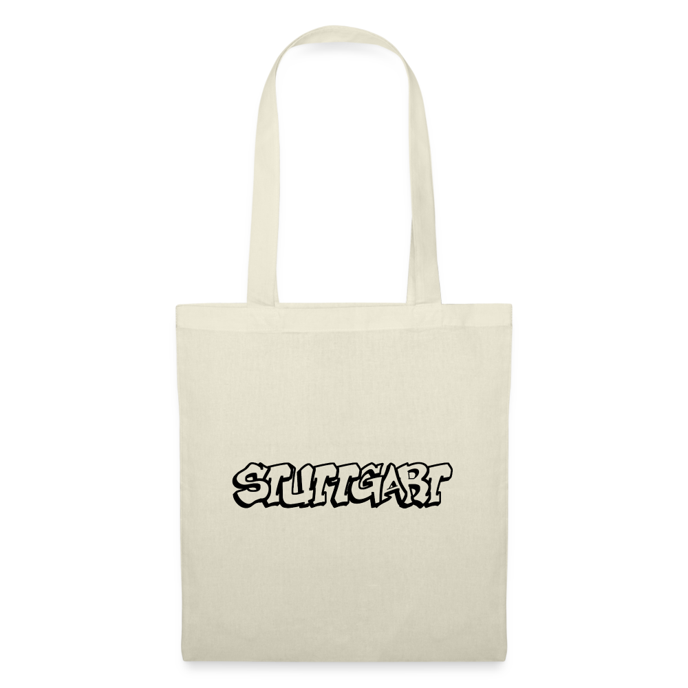 Tote Bag Stuttgart "Graffiti Black" - nature