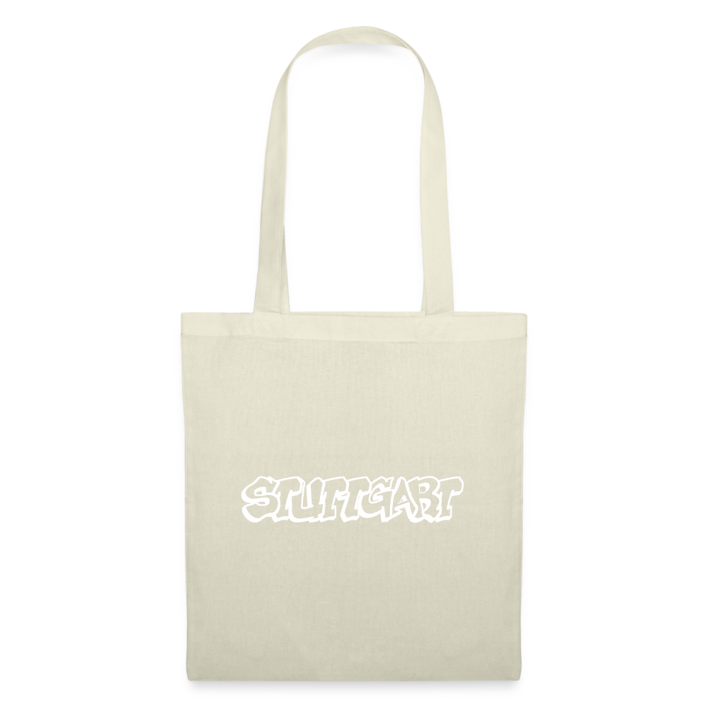 Tote Bag Stuttgart "Graffiti White" - nature