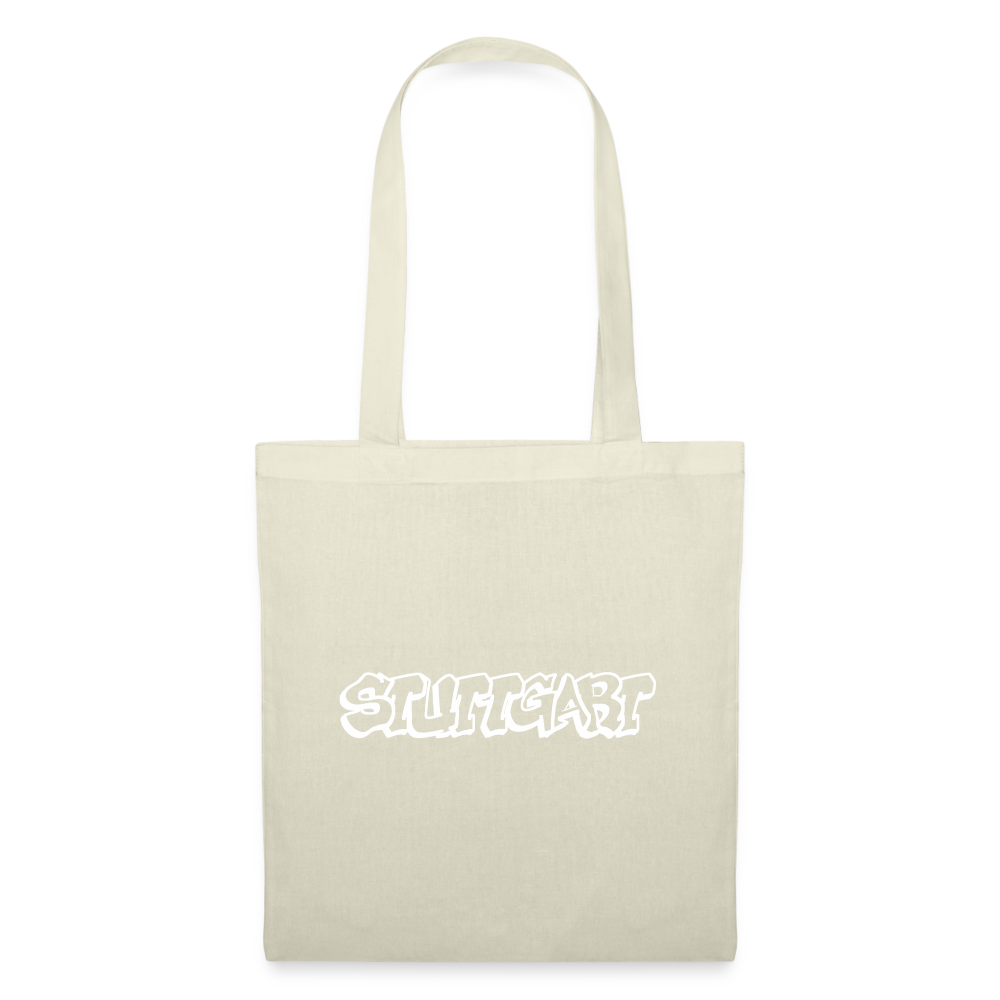 Tote Bag Stuttgart "Graffiti White" - nature