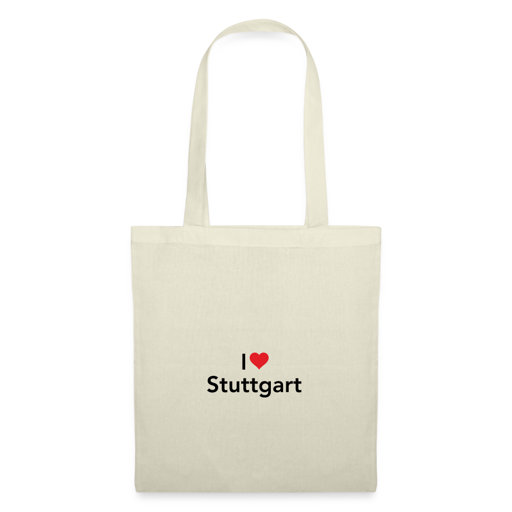 Tote Bag "I Love Stuttgart" Bright Edition - nature