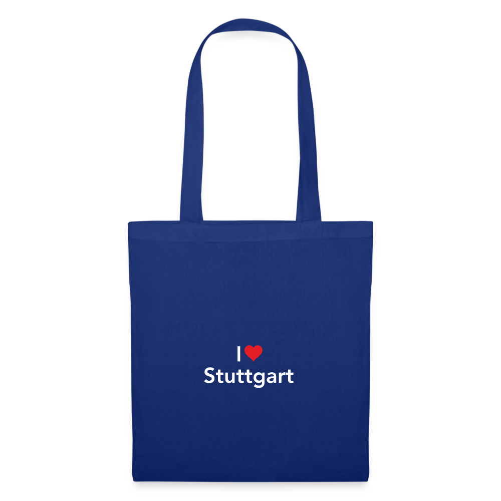 Tote Bag "I Love Stuttgart" - royal blue