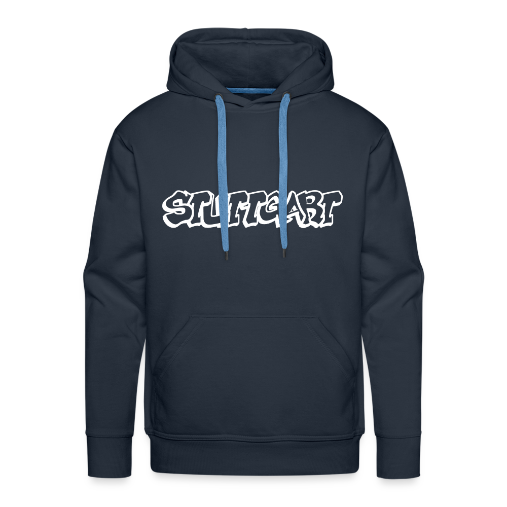 Hoodie Stuttgart "Graffiti" Bright Edition - navy