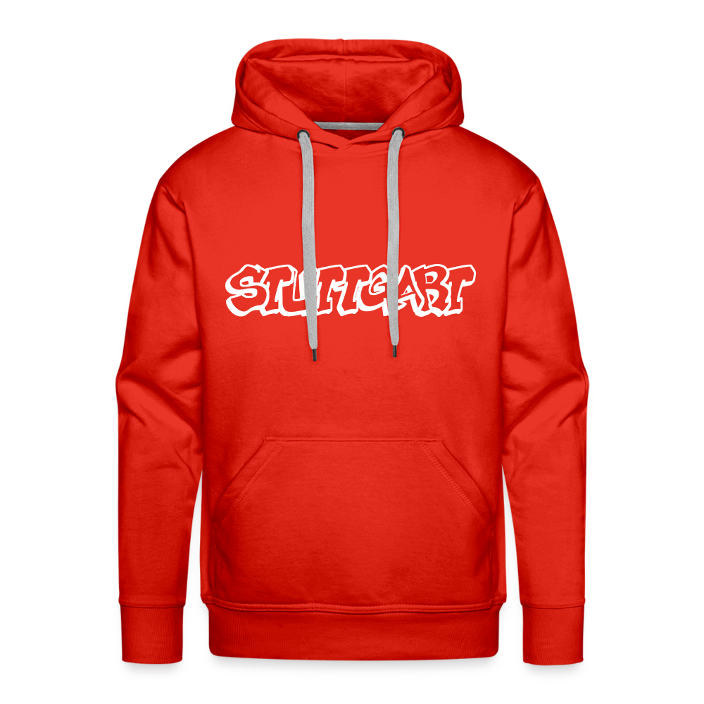 Hoodie Stuttgart "Graffiti" Bright Edition - red