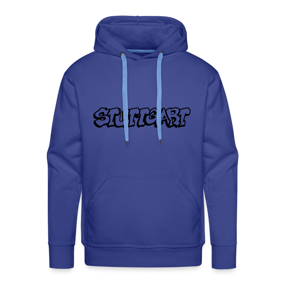 Hoodie Stuttgart "Graffiti" Dark Edition - royal blue