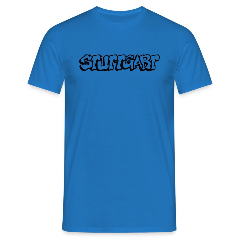 T-Shirt Stuttgart "Graffiti" - royal blue