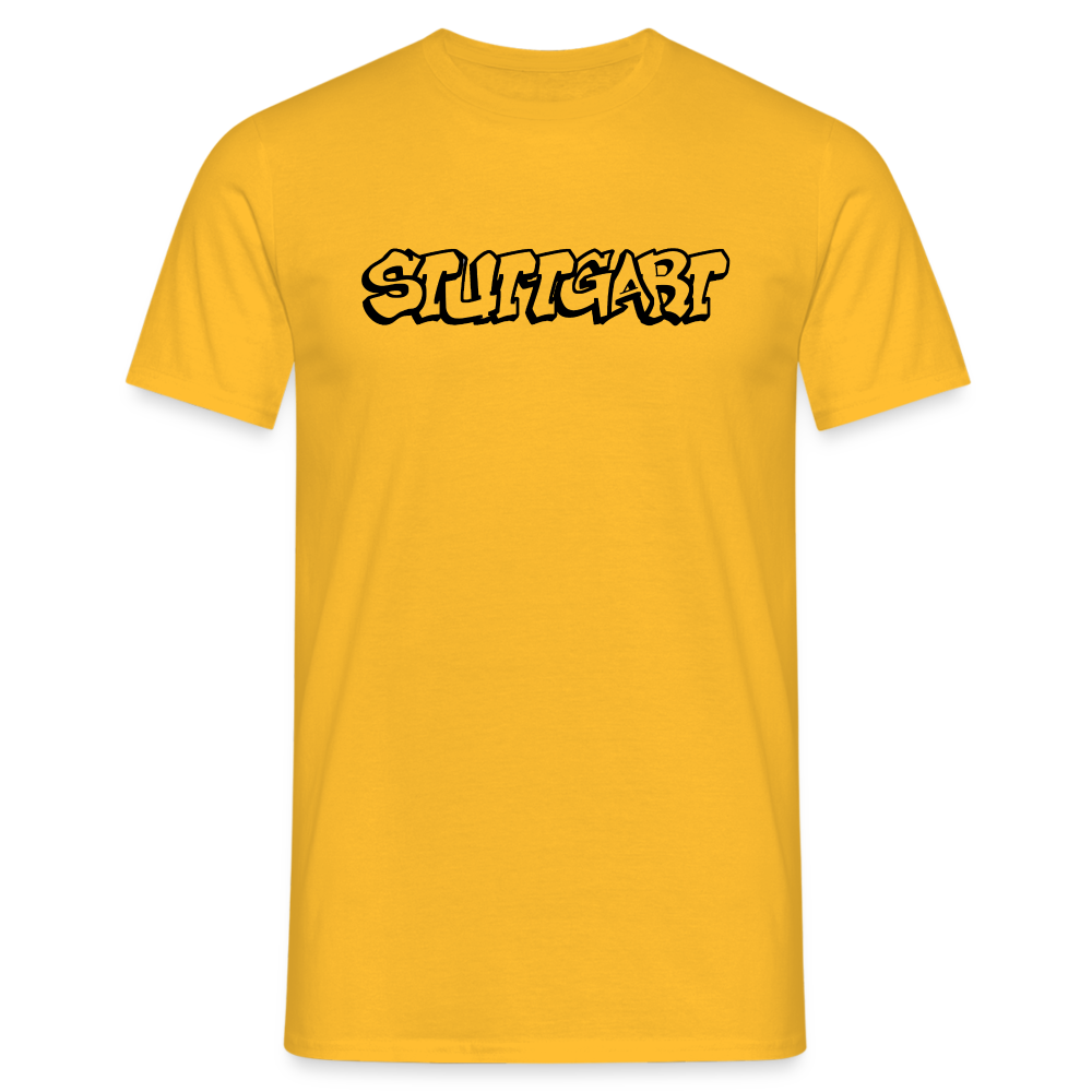 T-Shirt Stuttgart "Graffiti" - yellow