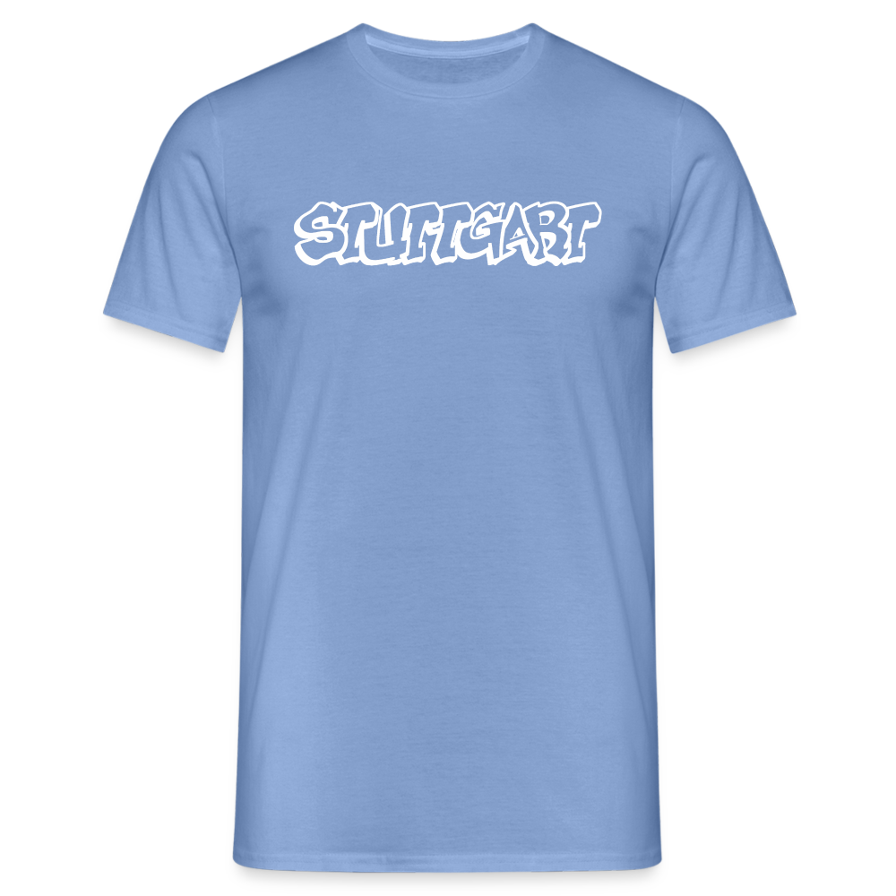T-Shirt Stuttgart "Graffiti" Bright Edition - carolina blue